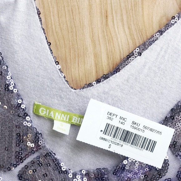 NWT Metallic Lilac Gianni Bini Cocktail Dress - Picture 8 of 8